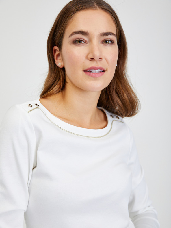 Orsay Бяла дамска тениска ORSAY