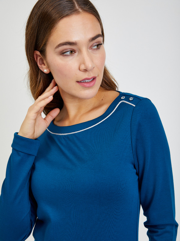 Orsay Тъмносиня дамска тениска ORSAY