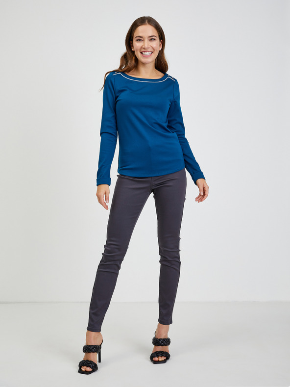 Orsay Тъмносиня дамска тениска ORSAY