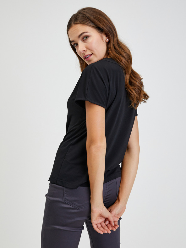 Orsay Черна дамска тениска ORSAY