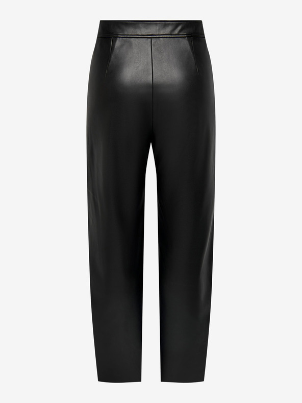 Jacqueline de Yong Черни дамски кожени панталони JDY Rex