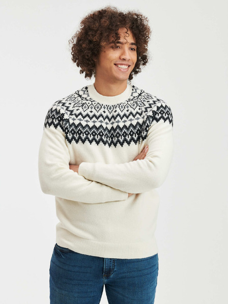 GAP Плетен пуловер с десен GAP