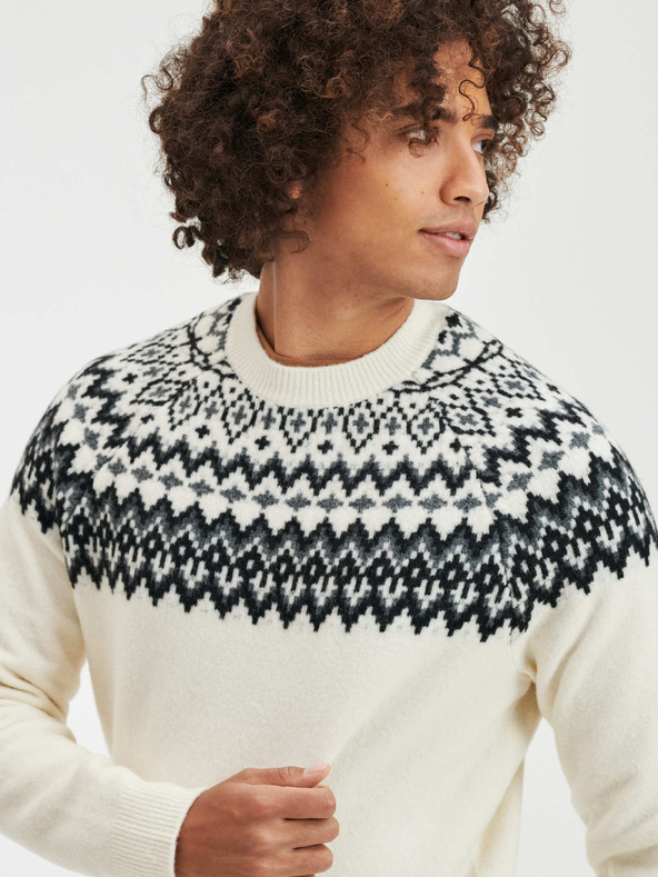 GAP Плетен пуловер с десен GAP