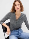 GAP Тениска от металически трикотаж GAP