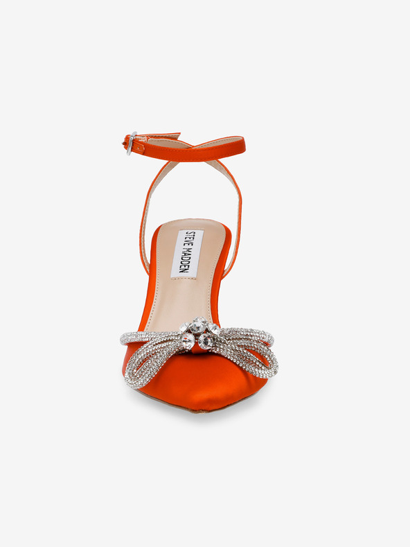 Steve Madden Оранжеви дамски сатенени помпи Steve Madden