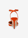 Steve Madden Оранжеви дамски сатенени помпи Steve Madden