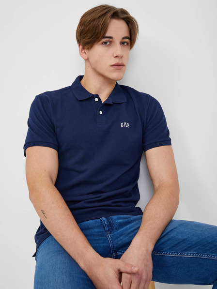 GAP Поло тениска с лого Gap GAP