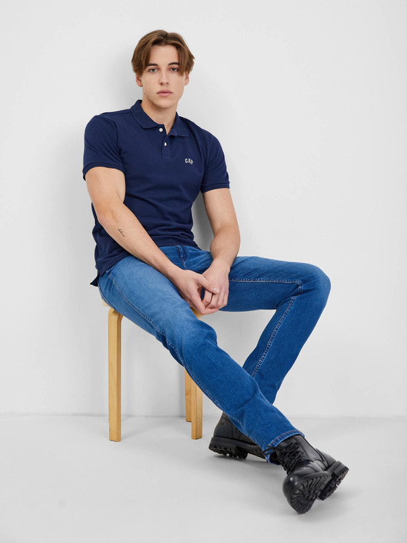 GAP Поло тениска с лого Gap GAP