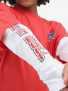 Vans Бяло-червена детска тениска VANS
