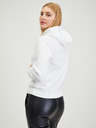 Orsay Бял дамски суичър с качулка ORSAY