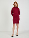Orsay Винена дамска рокля-пуловер с изрязан детайл ORSAY