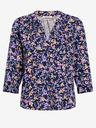Orsay Лилаво-синя блуза на цветя с три четвърти ръкав ORSAY