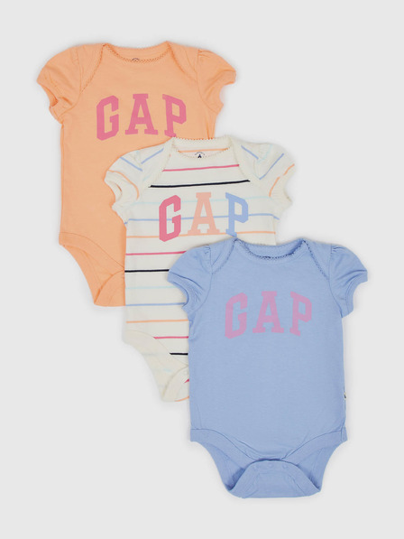 GAP Бебешко боди Brannan Bear, 3 бр. GAP
