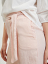 Orsay Светлорозов дамски панталон с примес на лен ORSAY