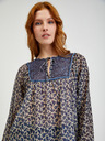 Orsay Тъмносиня дамска блуза с десен ORSAY