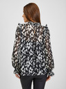Orsay Бяло-черна дамска блуза с десен ORSAY
