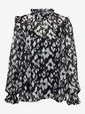 Orsay Бяло-черна дамска блуза с десен ORSAY