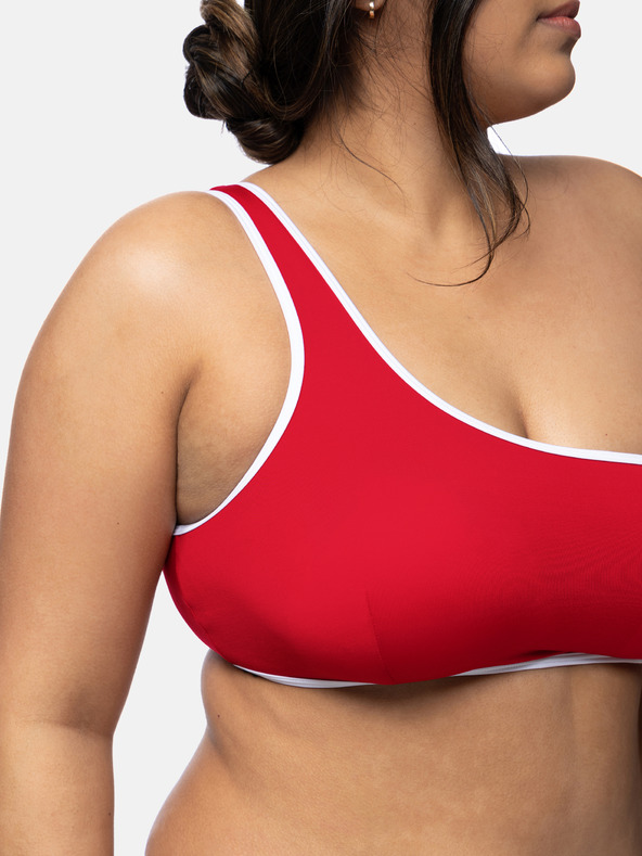 DORINA Червен дамски горнище на бански костюм DORINA Bandol