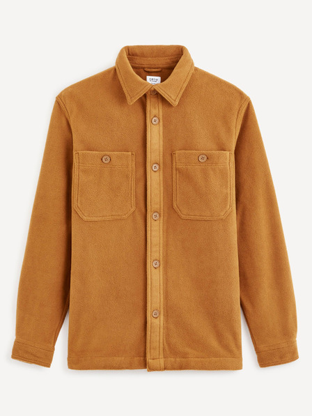 Celio Кафява мъжка блуза Celio Dafleece