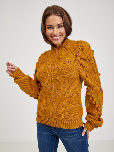 Orsay Дамски пуловер в цвят горчица ORSAY