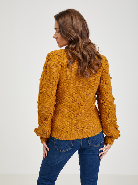 Orsay Дамски пуловер в цвят горчица ORSAY