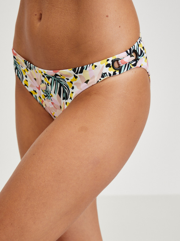 Orsay Зелено-розово дамско долнище на бански с десен ORSAY