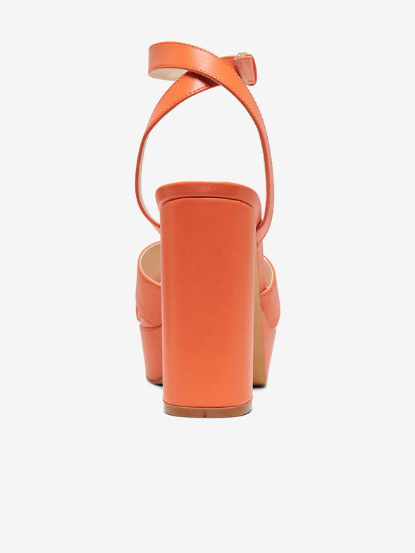 ONLY Оранжеви дамски сандали с токчета ONLY Autum