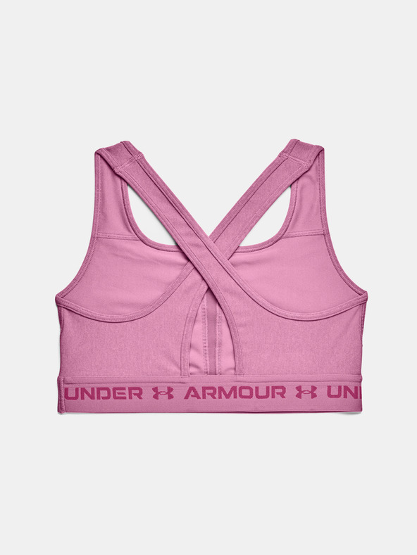 Under Armour Дамски сутиен Under Armour Crossback Mid Heather Bra
