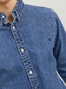 Jack & Jones Мъжка синя дънкова риза Jack & Jones Felix