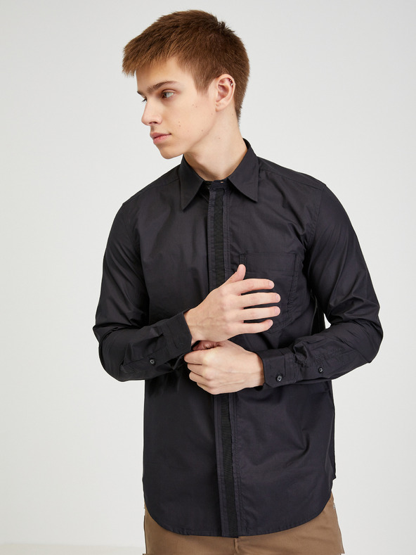 Diesel Черна мъжка риза Diesel