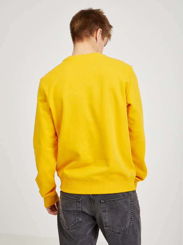 Diesel Жълт мъжки суитшърт Diesel