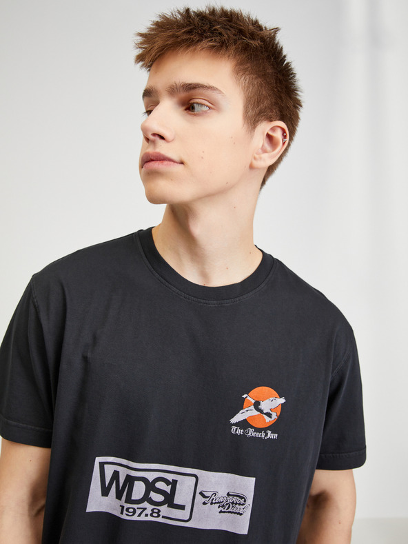 Diesel Черна мъжка тениска Diesel