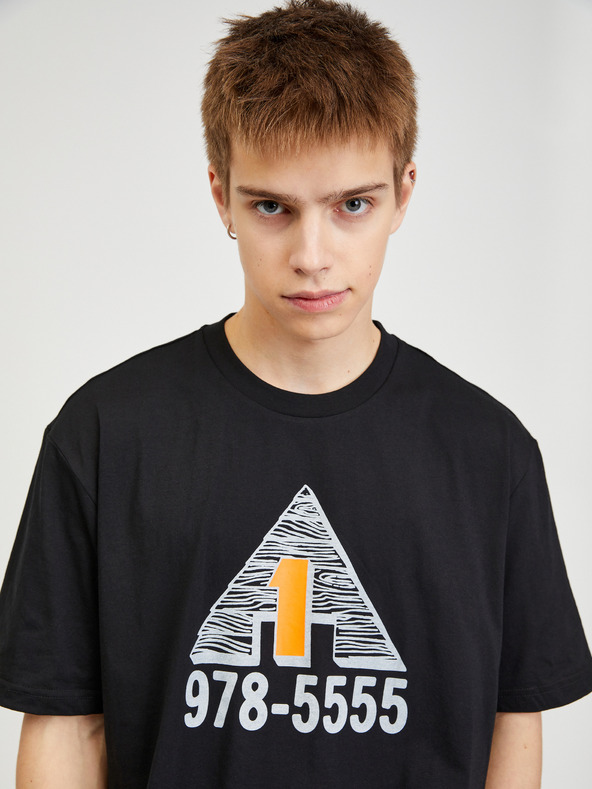 Diesel Черна мъжка тениска Diesel