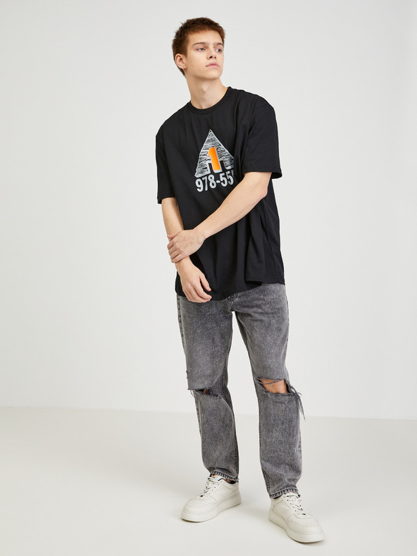 Diesel Черна мъжка тениска Diesel