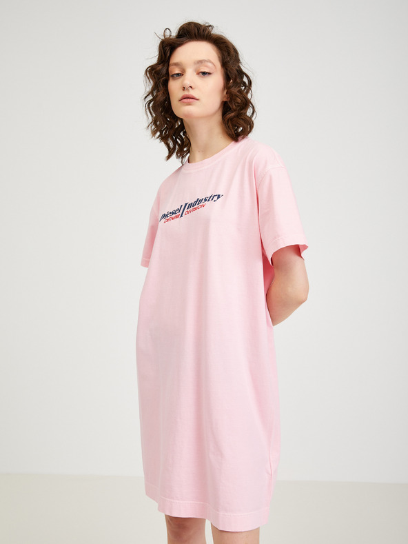 Diesel Diesel Светлорозова дамска рокля