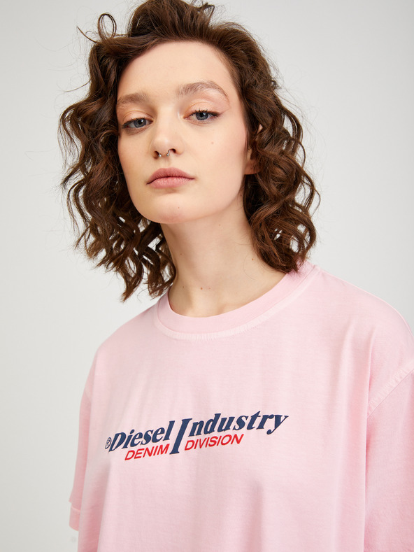 Diesel Diesel Светлорозова дамска рокля