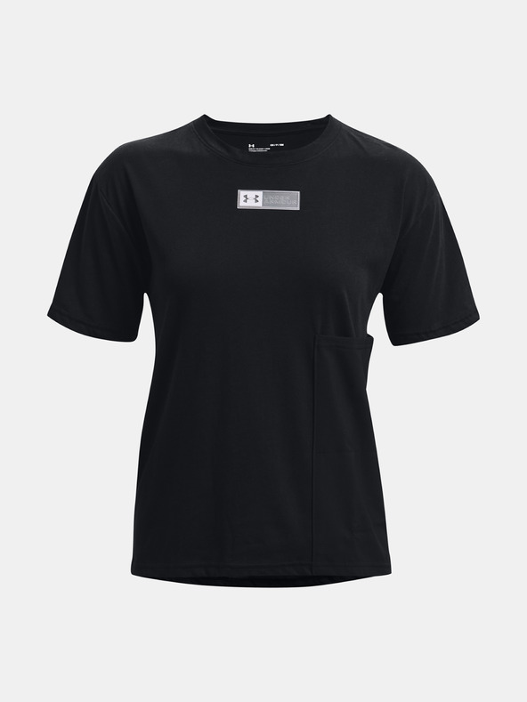 Under Armour Дамско тениче Under Armour Live Woven Pocket Tee