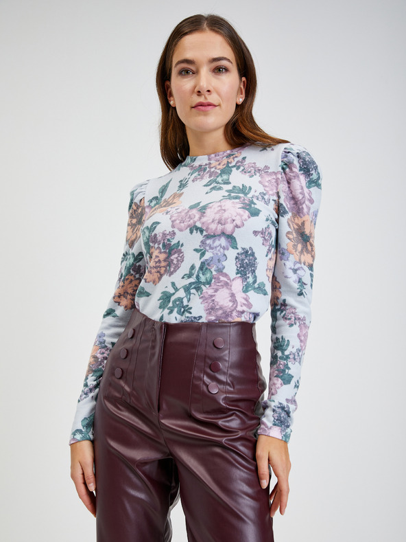 Orsay Винен дамски къс панталон от изкуствена кожа ORSAY