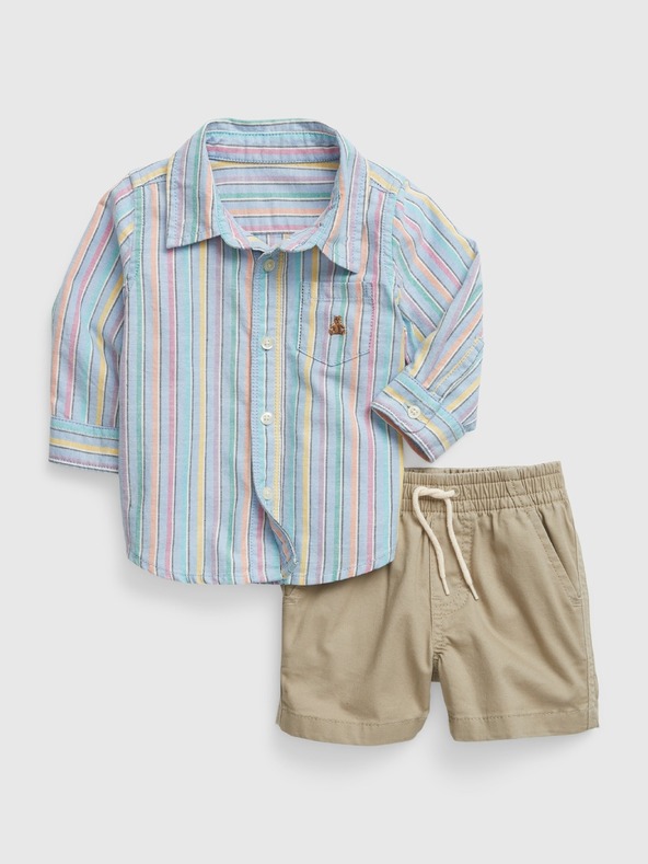 GAP Бебешки комплект риза и шорти GAP