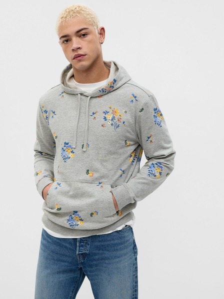 GAP Суитшърт с цветен мотив и логото GAP