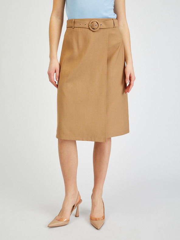 Orsay Кафява дамска пола ORSAY