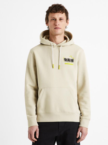 Celio Бежово мъжко яке с качулка Celio Dragon Ball Z