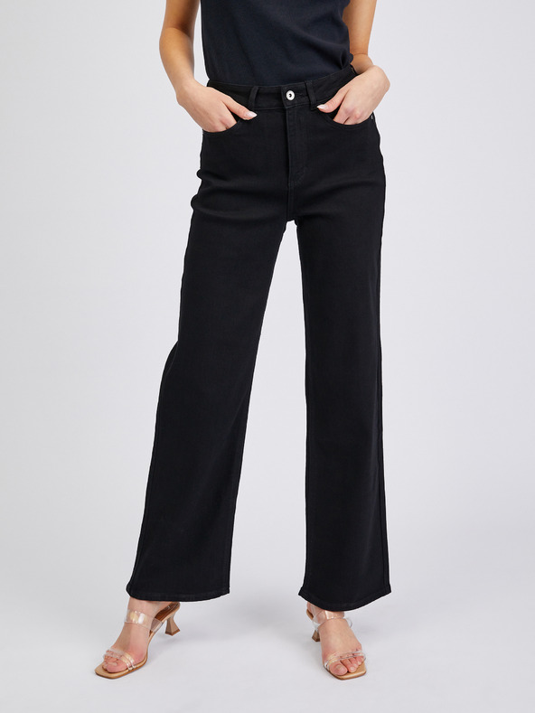 Orsay Черни дамски wide leg дънки ORSAY