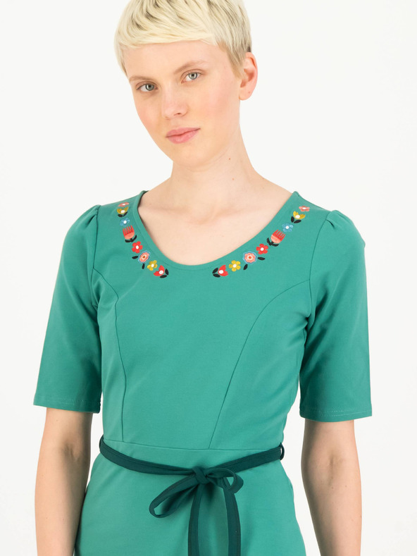 Blutsgeschwister Петролна дамска рокля Blutsgeschwister