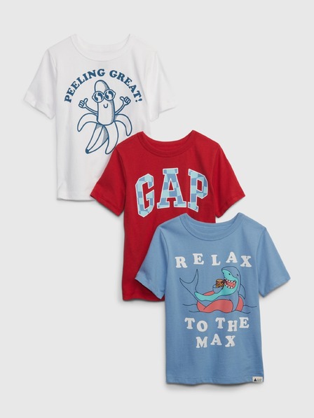GAP Бебешки тениски Mix & Match, 3 бр. GAP