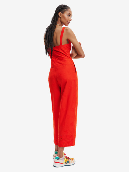 Desigual Червен дамски гащеризон Desigual Sandall