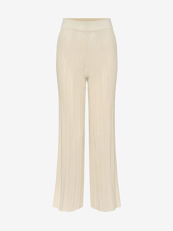 Orsay Бежов широк рипсен панталон ORSAY