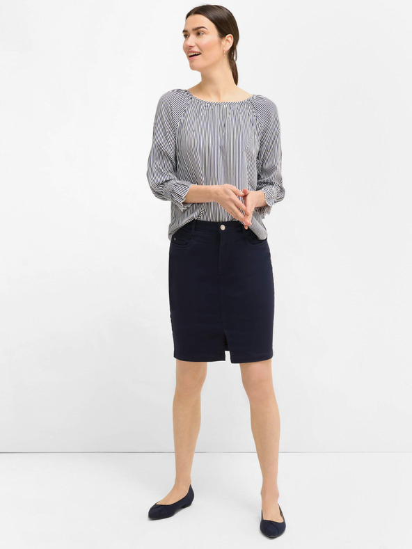 Orsay Тъмносиня къса пола по тялото ORSAY