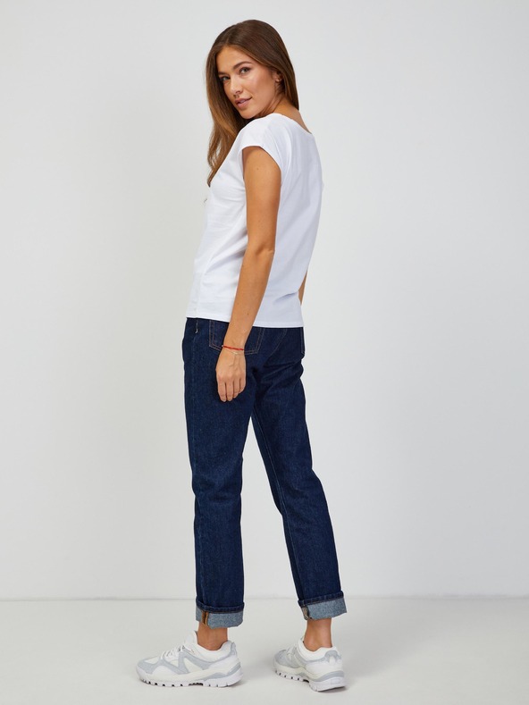 Orsay Бяла дамска тениска ORSAY