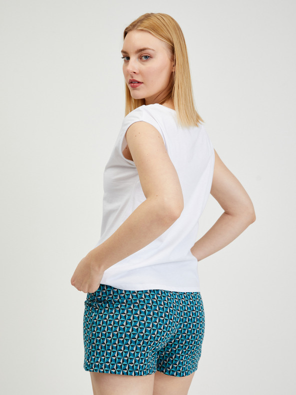 Orsay Бяла дамска тениска ORSAY